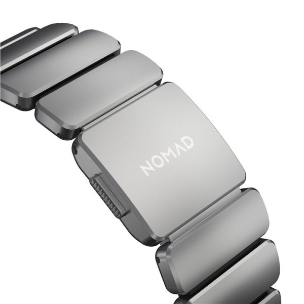 Nomad Stratos Band natural titanium black FKM-Apple Watch 45/46/49mm (NM014421858) - Image 4