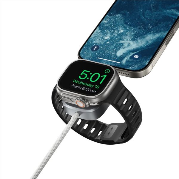 Nomad Universal Cable for Apple Watch 1.5m white (NM014667858) - Image 8