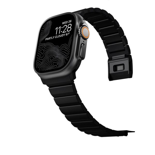 Nomad Titanium Band black hardware V2-Apple Watch 46mm/49mm (NM014834858) - Image 7
