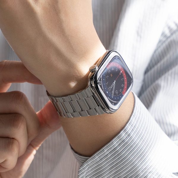 RINGKE METAL ONE AIR APPLE WATCH 44/45/46/49MM SILVER - Image 5