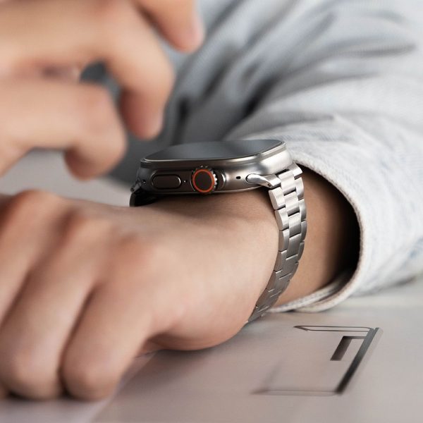 RINGKE METAL ONE AIR APPLE WATCH 44/45/46/49MM SILVER - Image 6