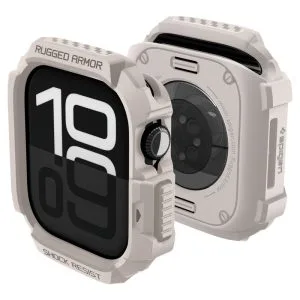 Θήκη Apple Watch 10 11 42mm Spigen Rugged Armor V2 Dune Beige
