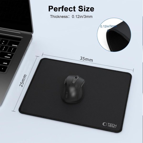 TECH-PROTECT A100 MOUSE PAD 35 x 25CM BLACK - Image 8