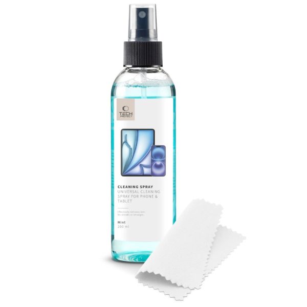 TECH-PROTECT CLEANING SPRAY FOR PHONE & TABLET 200ML EKO MINT - Image 2