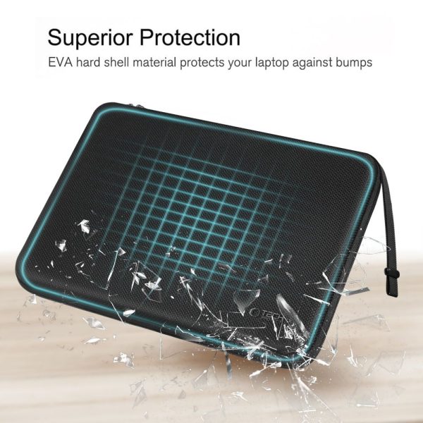 TECH-PROTECT HARDPOUCH LAPTOP 15-16 BLACK/BLACK - Image 5