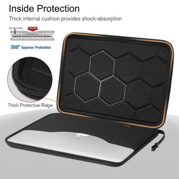 TECH-PROTECT HARDPOUCH LAPTOP 15-16 BLACK/BLACK - Image 6