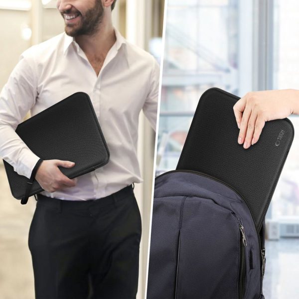 TECH-PROTECT HARDPOUCH LAPTOP 15-16 BLACK/BLACK - Image 10
