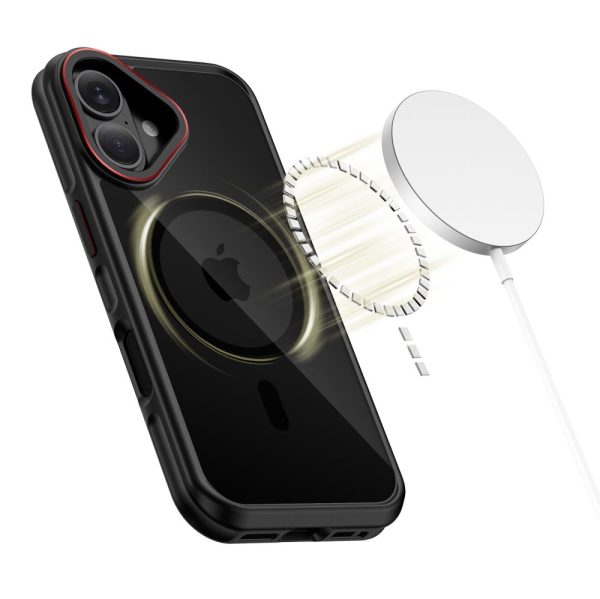 TECH-PROTECT MAGHYBRID MAGSAFE IPHONE 17 BLACK/RED - Image 3