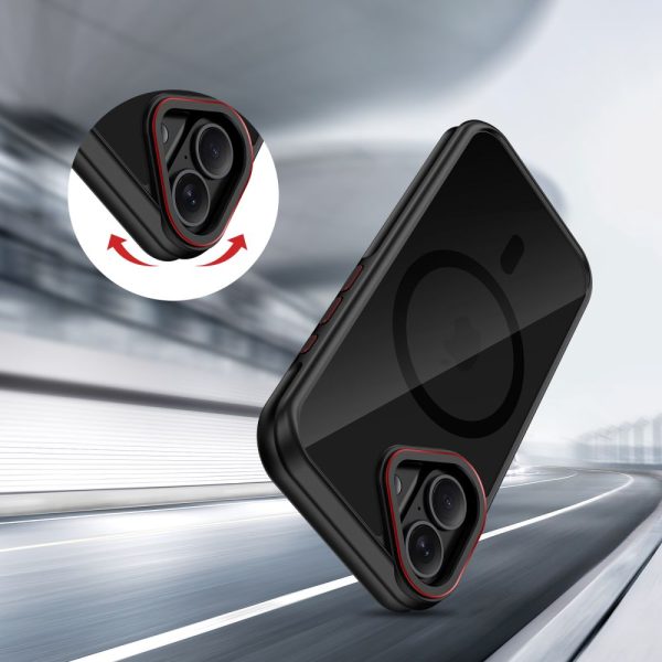 TECH-PROTECT MAGHYBRID MAGSAFE IPHONE 17 BLACK/RED - Image 6
