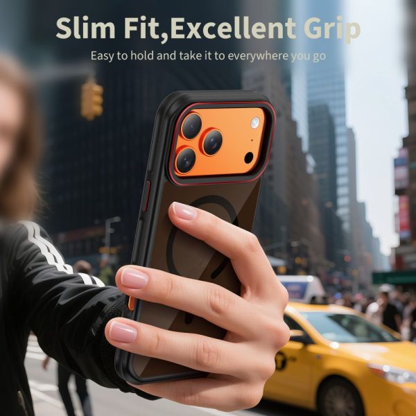 TECH-PROTECT MAGHYBRID MAGSAFE IPHONE 17 PRO BLACK/RED - Image 5