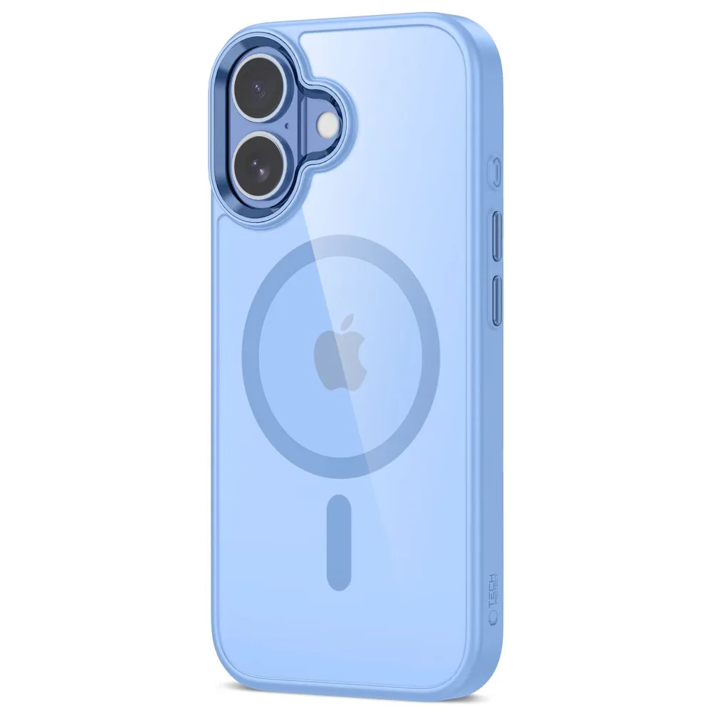 Θήκη iPhone 17 Tech-Protect MagMat MagSafe Mist Blue/Clear - Image 2