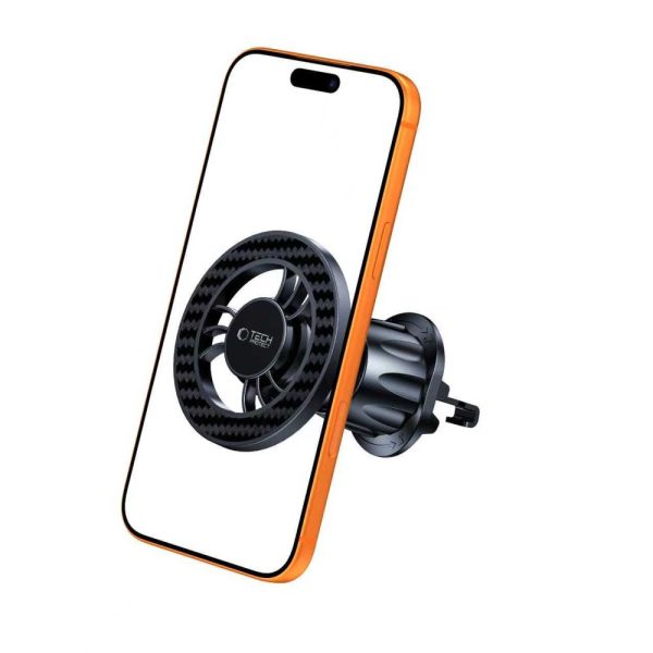 TECH-PROTECT N56 MAGNETIC MAGSAFE VENT CAR MOUNT CARBON BLACK - Image 2