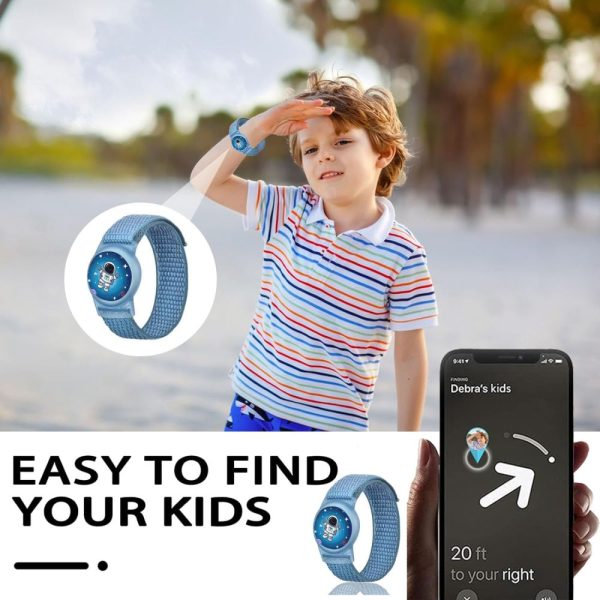 TECH-PROTECT NYLON FOR KIDS APPLE AIRTAG 1/2 ASTRONAUT - Image 5