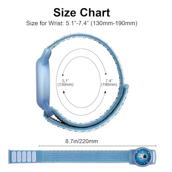 TECH-PROTECT NYLON FOR KIDS APPLE AIRTAG 1/2 MAGIC PONY - Image 3