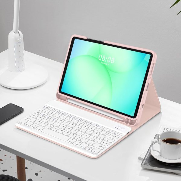 TECH-PROTECT SC PEN + KEYBOARD GALAXY TAB A9/A11 8.7 PINK - Image 3