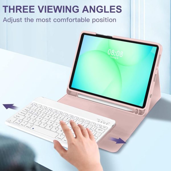 TECH-PROTECT SC PEN + KEYBOARD GALAXY TAB A9/A11 8.7 PINK - Image 6