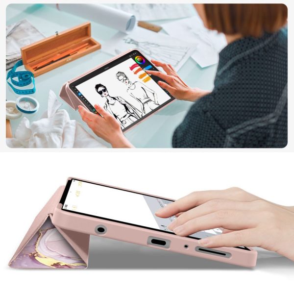 TECH-PROTECT SMARTCASE GALAXY TAB A9/A11 8.7 MARBLE - Image 8