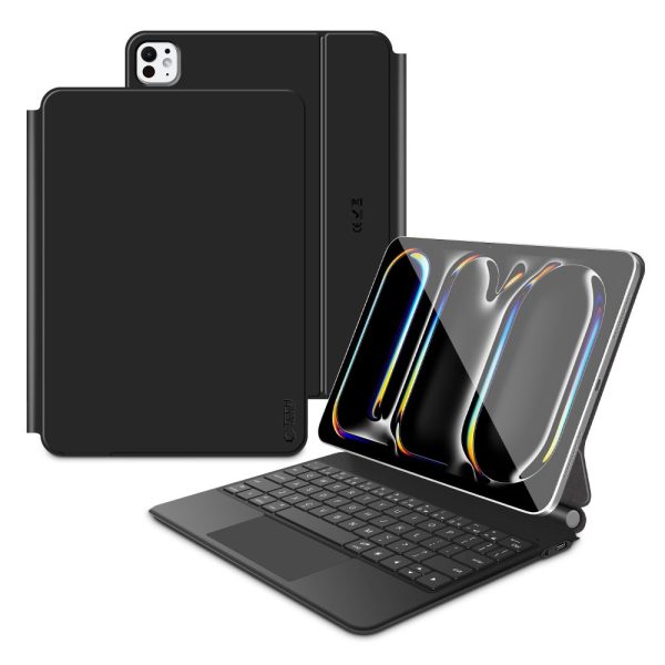 TECH-PROTECT SMARTCASE MAGNETIC + KEYBOARD IPAD PRO 13” 7 / 8 2024-2025 BLACK