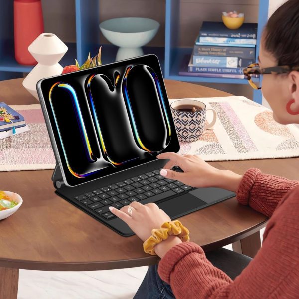 TECH-PROTECT SMARTCASE MAGNETIC + KEYBOARD IPAD PRO 13” 7/8 GEN. (2024-2025) BLACK - Image 10