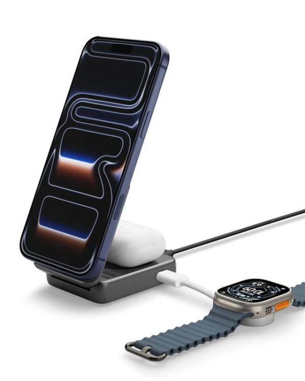 Spigen Essential MagSafe 2-in-1+C Wireless Charger EF302MOQ