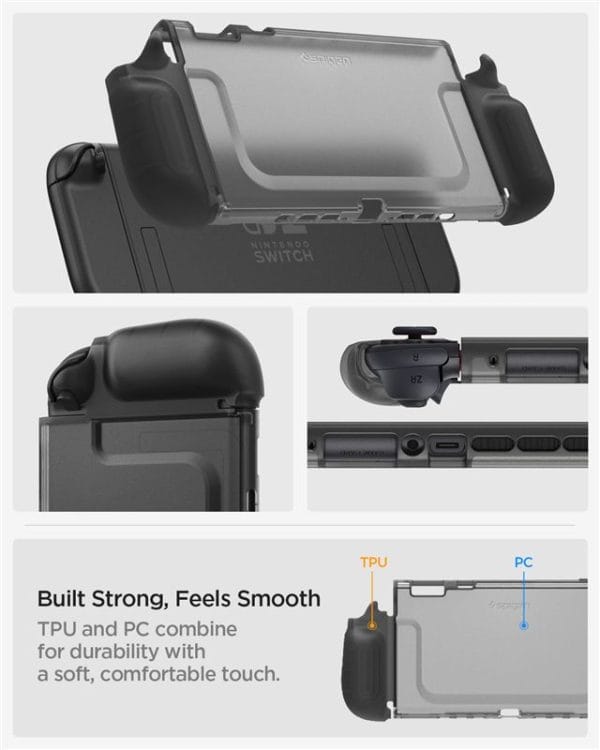 Θήκη Nintendo Switch 2 Spigen Ultra Hybrid Frost Black (ACS10167) - Image 11