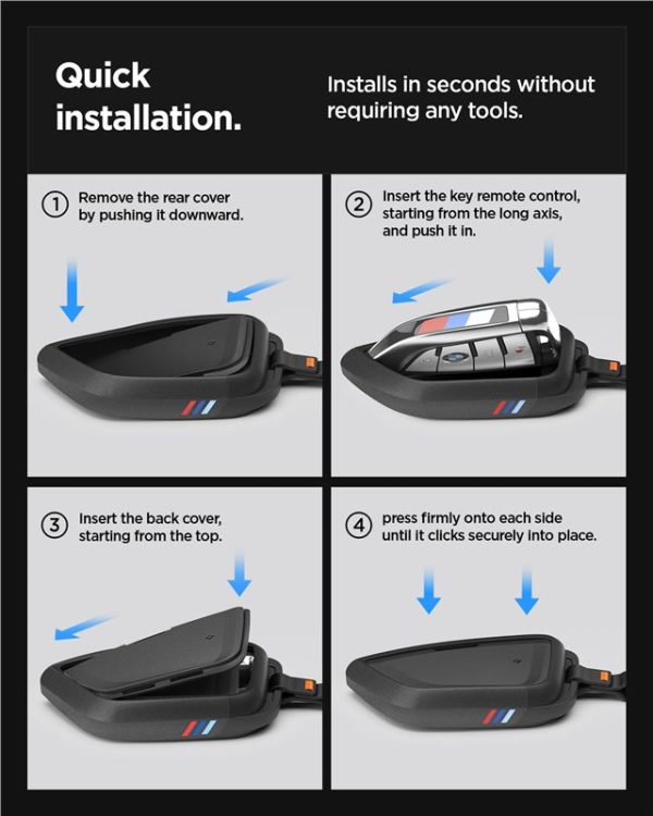 Spigen BMW Key Fob Case BK100 Black (ACS10425) - Image 5