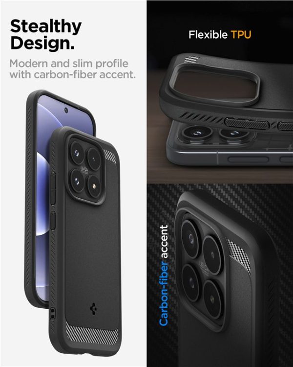 Spigen Rugged Armor Matte Black-Xiaomi 17 (ACS10458) - Image 5