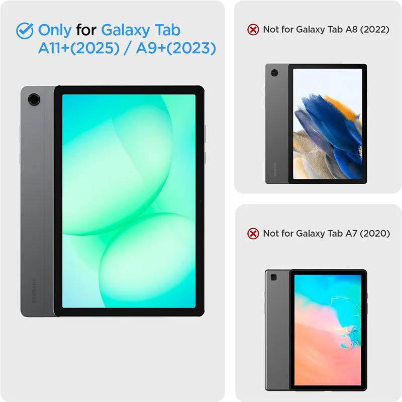 Θήκη Spigen Smart Fold για Samsung Galaxy Tab A11+ (2025) / Tab A9+ (2023) – Black (ACS10553) - Image 3