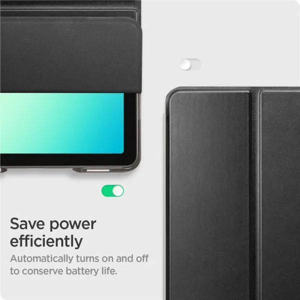 Θήκη Spigen Smart Fold για Samsung Galaxy Tab A11+ (2025) / Tab A9+ (2023) – Black (ACS10553) - Image 4
