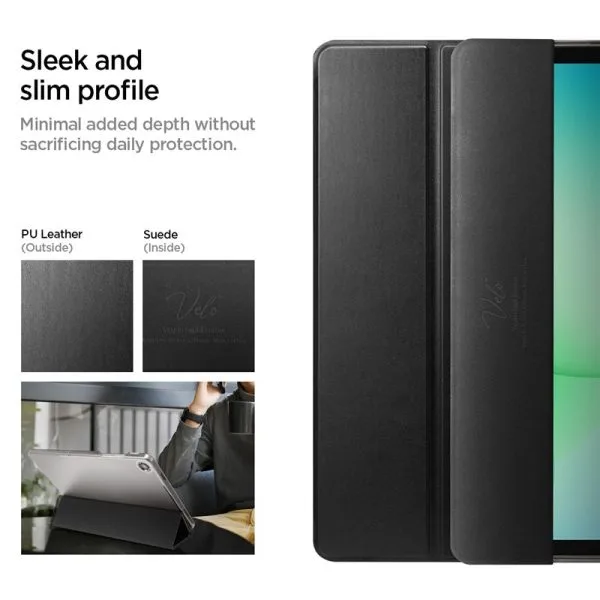 Θήκη Spigen Smart Fold για Samsung Galaxy Tab A11+ (2025) / Tab A9+ (2023) – Black (ACS10553) - Image 16