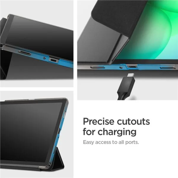 Θήκη Spigen Smart Fold για Samsung Galaxy Tab A11+ (2025) / Tab A9+ (2023) – Black (ACS10553) - Image 7