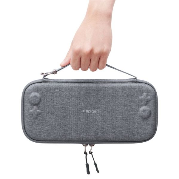 Θήκη Μεταφοράς Nintendo Switch 2 Spigen Klasden 2 Pouch Charcoal Gray (AGP10197) - Image 11