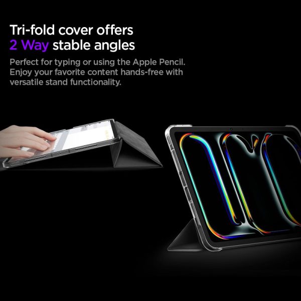 SPIGEN LIQUID AIR FOLIO IPAD PRO 11” 5/6 GEN. 2024-2025 BLACK (ACS09440) - Image 13