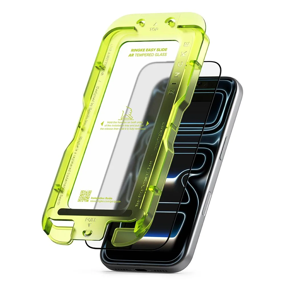 Τζάμι Προστασίας iPhone 17 Pro Max Ringke Easy Slide Anti Reflective Black - Image 2