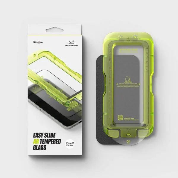 Τζάμι Προστασίας iPhone 17 Pro Max Ringke Easy Slide Anti Reflective Black - Image 7