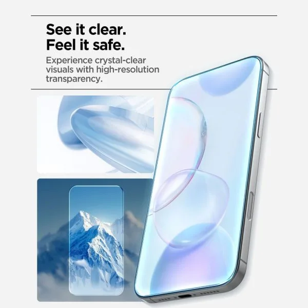 Τζάμι Προστασίας iPhone 17 Pro Max Spigen Glas.tR AlignMaster Slim 3-Pack Clear (AGL10099) - Image 11