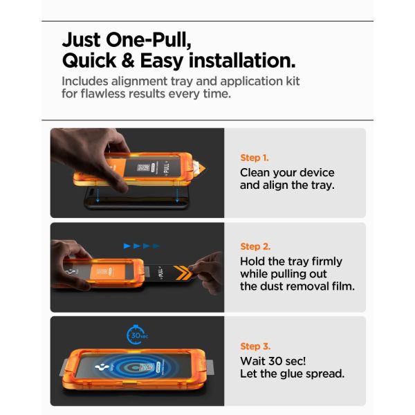 SPIGEN ALM GLAS.TR SLIM 3-PACK IPHONE 17 PRO MAX CLEAR (AGL10099) - Image 8