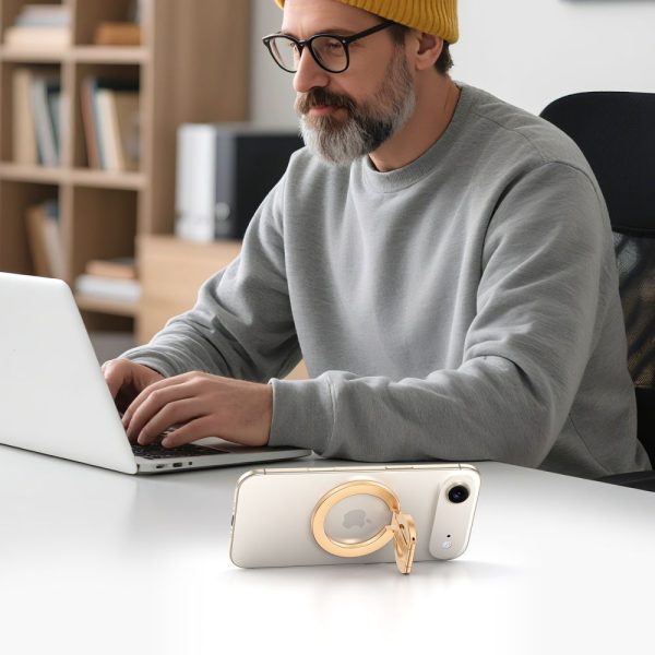 TECH-PROTECT MMR400 LAMANO MAGNETIC MAGSAFE PHONE RING GOLD - Image 3