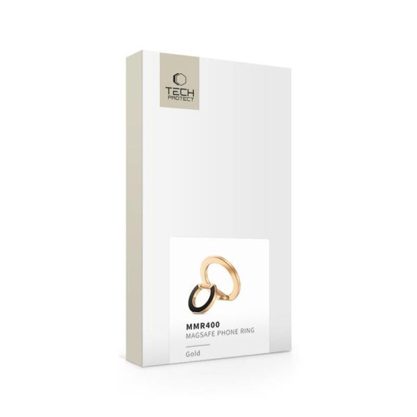TECH-PROTECT MMR400 LAMANO MAGNETIC MAGSAFE PHONE RING GOLD - Image 7
