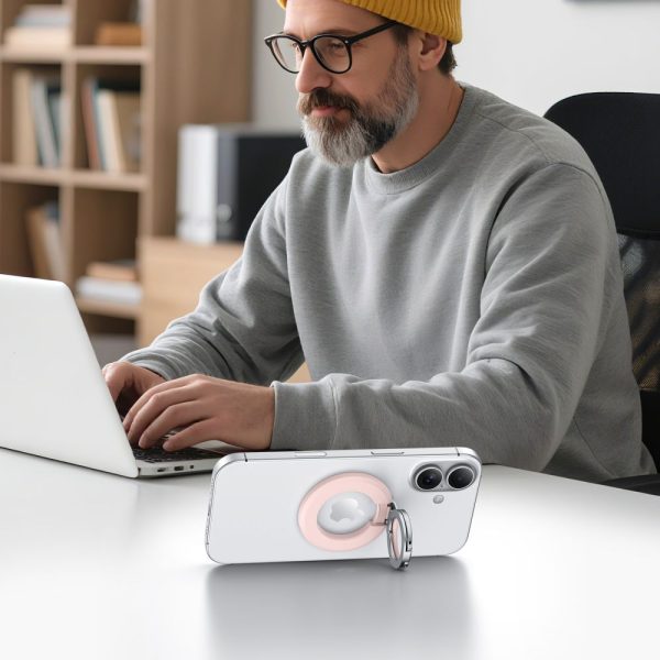 TECH-PROTECT MMR500 MAGNETIC MAGSAFE PHONE RING BABY PINK - Image 5