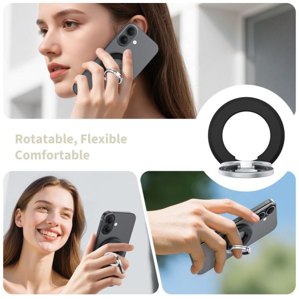 TECH-PROTECT MMR500 MAGNETIC MAGSAFE PHONE RING BLACK - Image 7