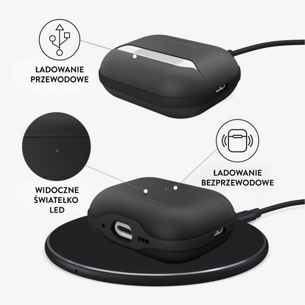 TECH-PROTECT NATURALFIT APPLE AIRPODS PRO 3 BLACK - Image 8