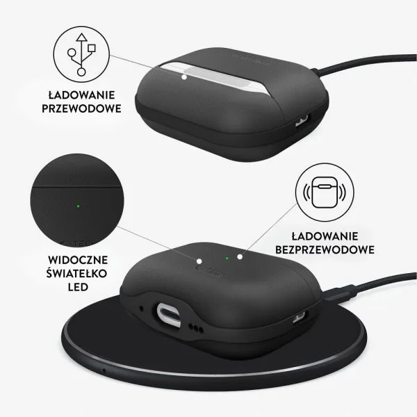 Θήκη Apple AirPods Pro 3 Tech-Protect NaturalFit Black - Image 8