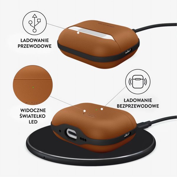 TECH-PROTECT NATURALFIT APPLE AIRPODS PRO 3 BROWN - Image 7