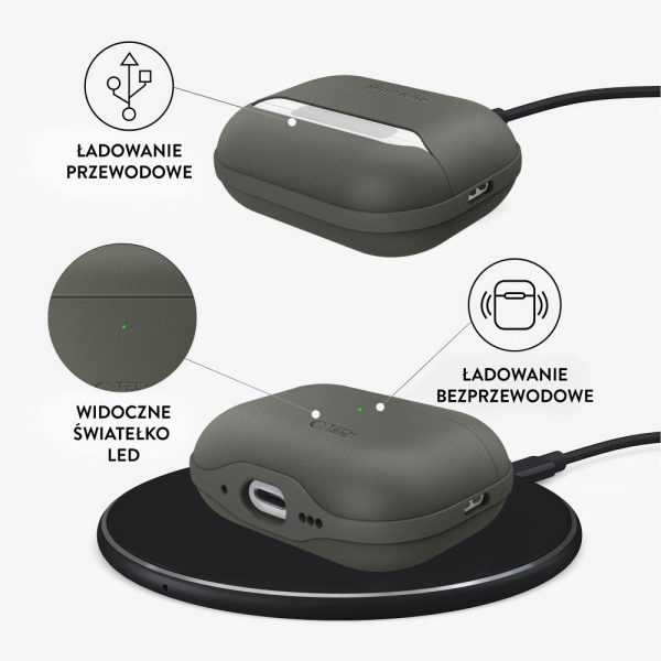 TECH-PROTECT NATURALFIT APPLE AIRPODS PRO 3 OLIVE GREEN - Image 7