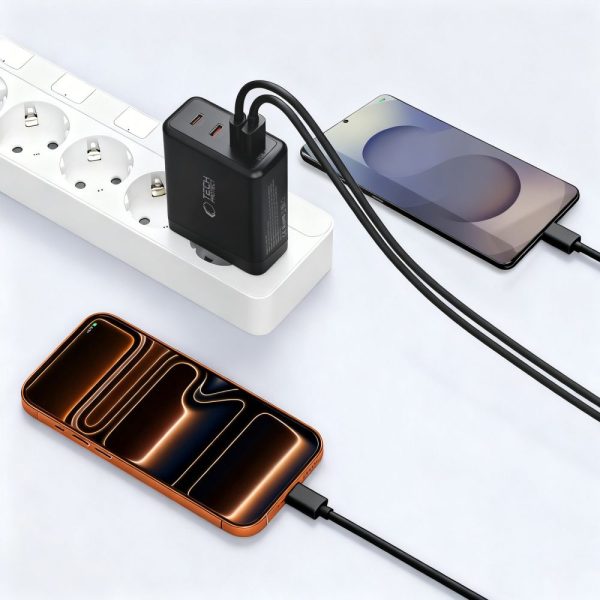 TECH-PROTECT NC120W-GAN 4-PORT NETWORK CHARGER PD 120W/QC3.0 BLACK - Image 7