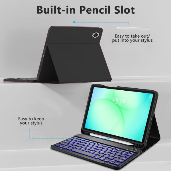 TECH-PROTECT SC PEN + KEYBOARD GALAXY TAB A9+ PLUS/ A11+ PLUS 11.0 BLACK - Image 4