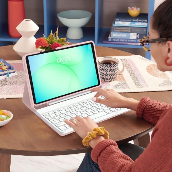 TECH-PROTECT SC PEN + KEYBOARD GALAXY TAB A9+ PLUS / A11+ PLUS 11.0 PINK - Image 9