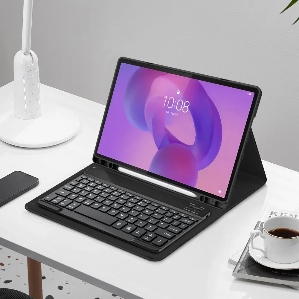 Θήκη Tech-Protect SC Pen + Μαγνητικό Πληκτρολόγιο Bluetooth για Lenovo Idea Tab Plus 12.1" (TB-361) – Black - Image 3
