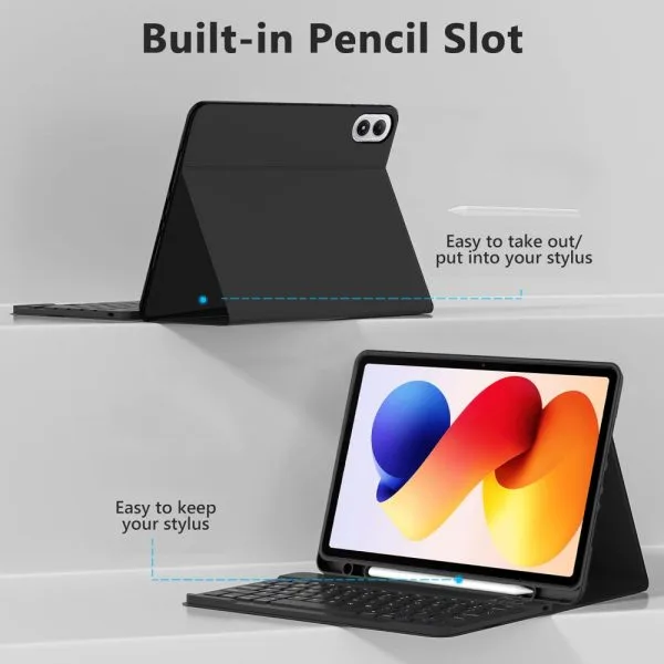 TECH-PROTECT SC PEN + KEYBOARD XIAOMI POCO PAD M1/REDMI PAD 2 PRO 12.1 BLACK - Image 4